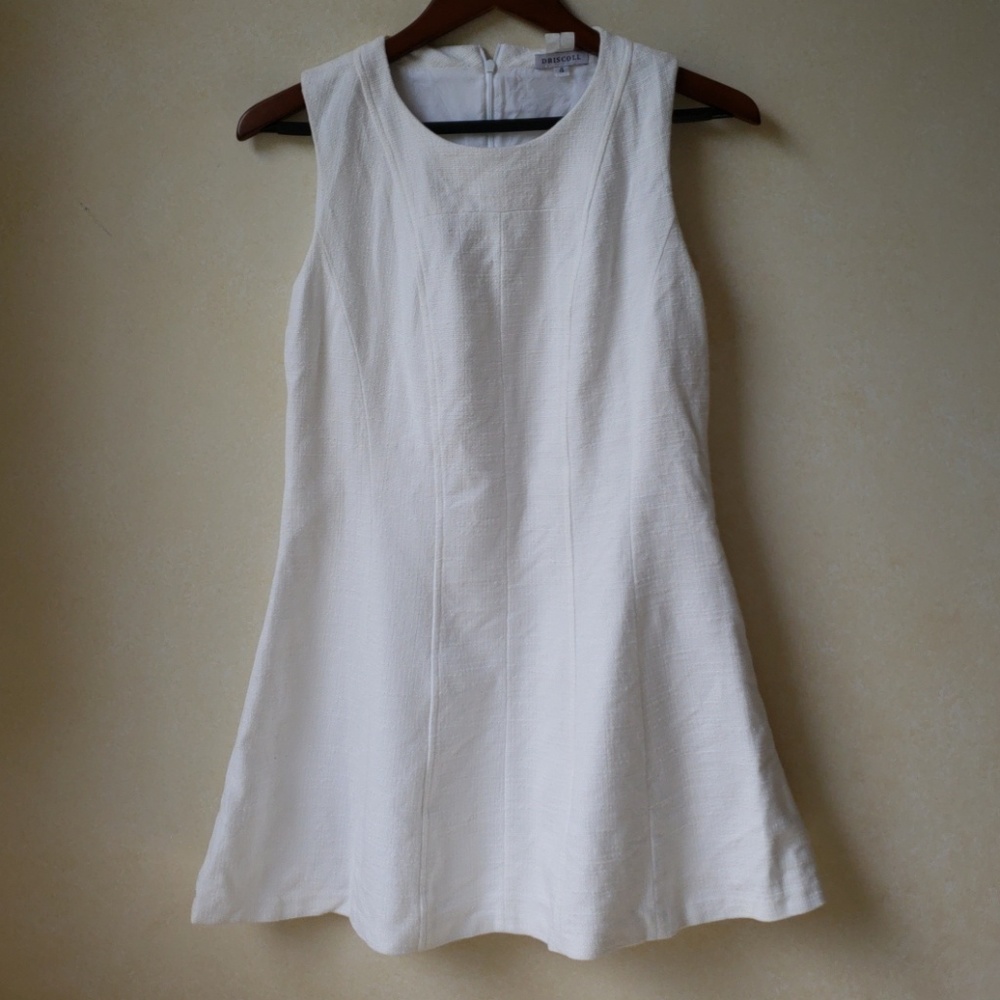 Donated!! Driscoll White Tweed Dress